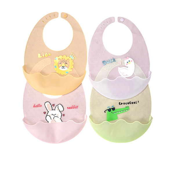 Transparent Silicone Baby Bib